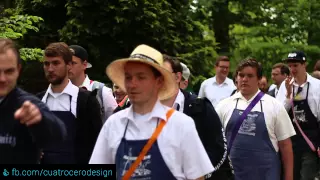 Maibaumsetzen Bad Klosterlausnitz 2015 - Einmarsch zum Ständchen R2