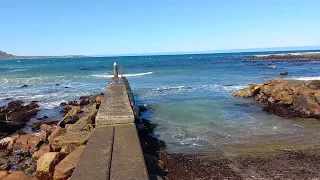 At the old crayfish factory Soetwater Slipway close to Scarborough in Cape Town