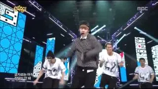 [130914] Music Core- 1-4-3 (I Love You)- Henry ft. Amber f(x)