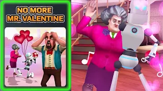 Scary Teacher 3D | miss T No More Mr Valentine Walkthrough (iOS Android)