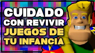 CUIDADO con jugar a VIDEOJUEGOS DE TU INFANCIA