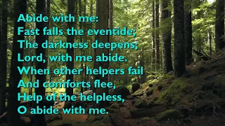Abide With Me (Tune: Eventide - 5vv) [with lyrics for congregations]