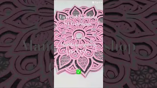 Cricut layered mandalas! SVG Mandala designs.