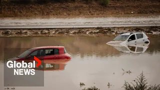 Spain floods: A least 2 dead, 2 missing as torrential rains sweep Madrid, central regions