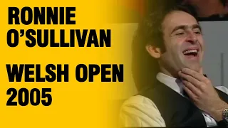 Amazing Ronnie O'Sullivan at the Welsh Open 2005!