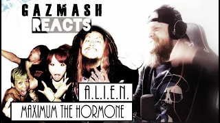 Metal Singer Reacts | Maximum the Hormone -  ALIEN REACTION