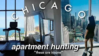 apartment hunting in downtown CHICAGO! | touring 10 luxury apartments w/ prices