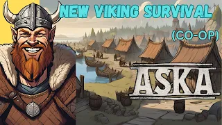 ASKA (CO-OP) - (LIVE) NEW! Viking survival city and army builder. Valheim and Bellwright had a baby.