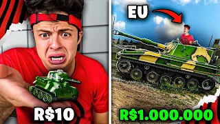 TANQUE MILITAR DE R$10, R$100 ou R$1.000.000!