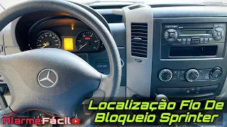 Localização Fio de Bloqueio Mercedes-Benz Sprinter 2016
