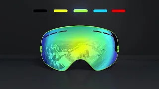 Брендовые лыжные очки COPOZZ, двухслойная противотуманная большая Лыжная маска