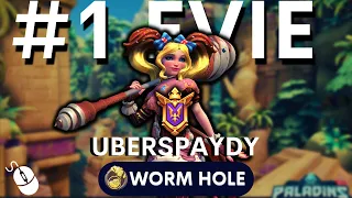 Best Evie in The WORLD 520 lvl Uberspaydy (Grand Master) Paladins Evie Competitive