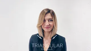 LONG BOB / LOB HAIRCUT: how to cut perfect triangular shape - NIKITOCHKIN