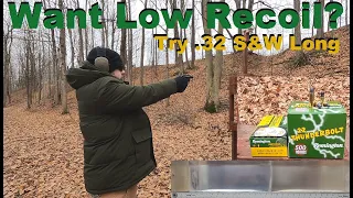 Want Low Recoil? Try .32 S&W Long - Remington .32 S&W Long VS .22 LR Ballistic Test