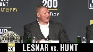 Brock Lesnar's best from the UFC 200 Pre-Fight Press Conference