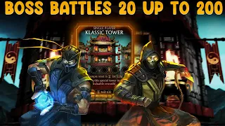 Klassic Fatal Tower all Boss Fights + Rewards. Round 5. MK Mobile