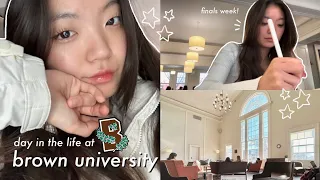 day in my life at brown university | beginning of finals week...