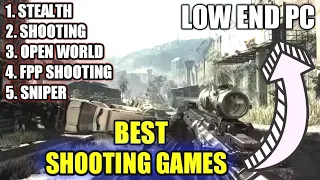 Best Shooting Games for low end pc for 2021|| Sniper Games for low end pc || HINDI