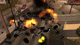 EXPLOSIÓN INCREIBLE GTA SAN ANDREAS