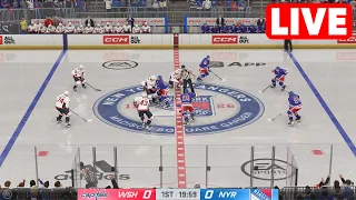 NHL LIVE🔴 Washington Capitals vs New York Rangers | Game 2 - 23rd April 2024 | NHL Full Match NHL 24