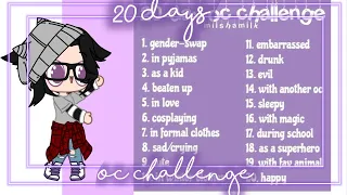 •20 days oc challenge• Gacha club • 1° day•