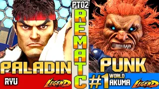 [Rematch] SF6 Akuma (Punk Vs Paladin) Ryu ▰ High Level