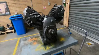 Moto Guzzi Engine - Laser Clean