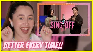 RZD ft. Eltasya Natasha "Sing-Off TikTok Songs Part 14" | Reaction Video