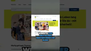 Rentenversicherung Online Zugriff auf Versicherungsverlauf und Rentenauskunft #shorts