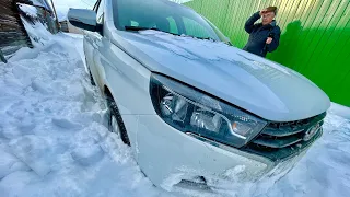 Убиваем ВАРИАТОР!? --- На Весте CVT в сугробы!