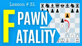 Chess lesson # 31: The “F” pawn is a fatal mistake | Damiano defense | Chess opening the right way