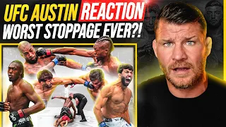 BISPING reacts: UFC Austin, WORST STOPPAGE EVER?! Arman Tsarukyan KO's Beniel Dariush is Islam Next?