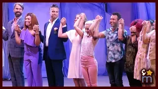 Mamma Mia at Hollywood Bowl Night 1 Curtain Call - Dove Cameron, Jennifer Nettles, Jaime Camil