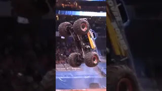 Over Bored soaring high! #monsterjam #monstertrucks #trucks #stunt #stunts #shorts #crash #crashes