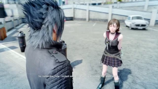 Final Fantasy XV - Iris gives Noctis a Moogle doll