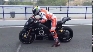 Ducati Desmosedici GP17 Practice Start by Redding & Petrux