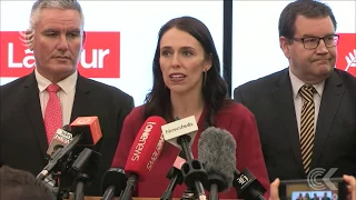 Jacinda Ardern makes first speech as incoming Prime Minister