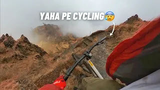 Most dangerous MTB trails pe cycling😰| Cycling in Snow | MTB Vlog