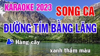 Đường Tím Bằng Lăng Karaoke Song Ca Nhạc Sống - Phối Mới Dễ Hát - Nhật Nguyễn