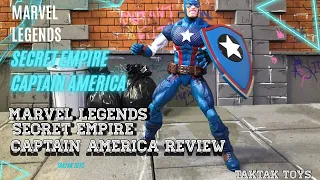 Marvel Legends Secret Empire Captain America review #marvellegends #secretempire #captainamerica
