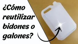 3 IDEAS con bidones o garrafas (Reciclaje) Ecobrisa