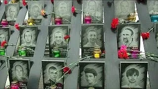 Киев: траурные мероприятия на Майдане Незалежности