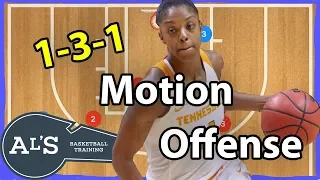 1-3-1 Motion Basketball Offense