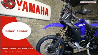 Hohen Fender montieren - Yamaha Ténéré 700 World Raid