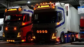 Fight The Night With Orange Light - 2x VOLVO FH4 + DAF XF106 - Dekker & Boekema Transport