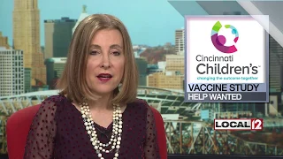 Cincinnati Children's Hospital taking part in Pfizer vaccine trial