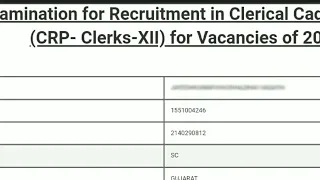 My IBPS Clerk Mains Score Card | IBPS Clerk Mains Cut Off @ibps