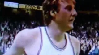 Larry Bird buzzer beater vs Blazers 1985 (Johnny Most version)