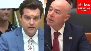 'It's Hilarious And Somewhat Troubling That You Say That': Matt Gaetz Shocked By Mayorkas' Answer