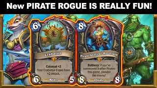 New Pirate Rogue Is FUN! Tickatus Rogue, But Better? Voyage to the Sunken City | Hearthstone